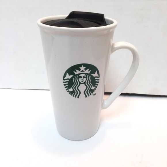 Starbucks Dining Ceramic Travel Mug With Lid 16oz Poshmark